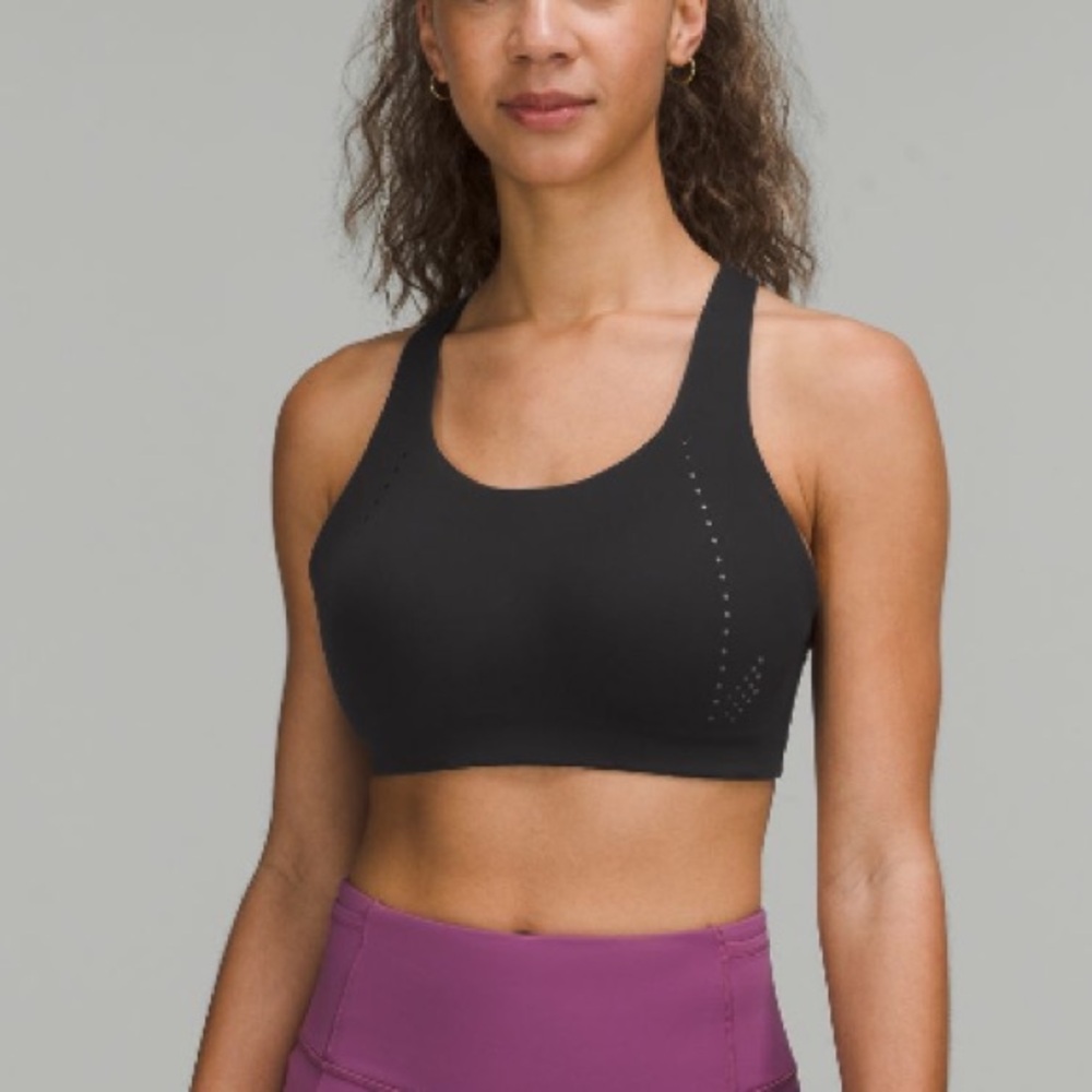 Lululemon AirSupport High Support Black Sports Bra